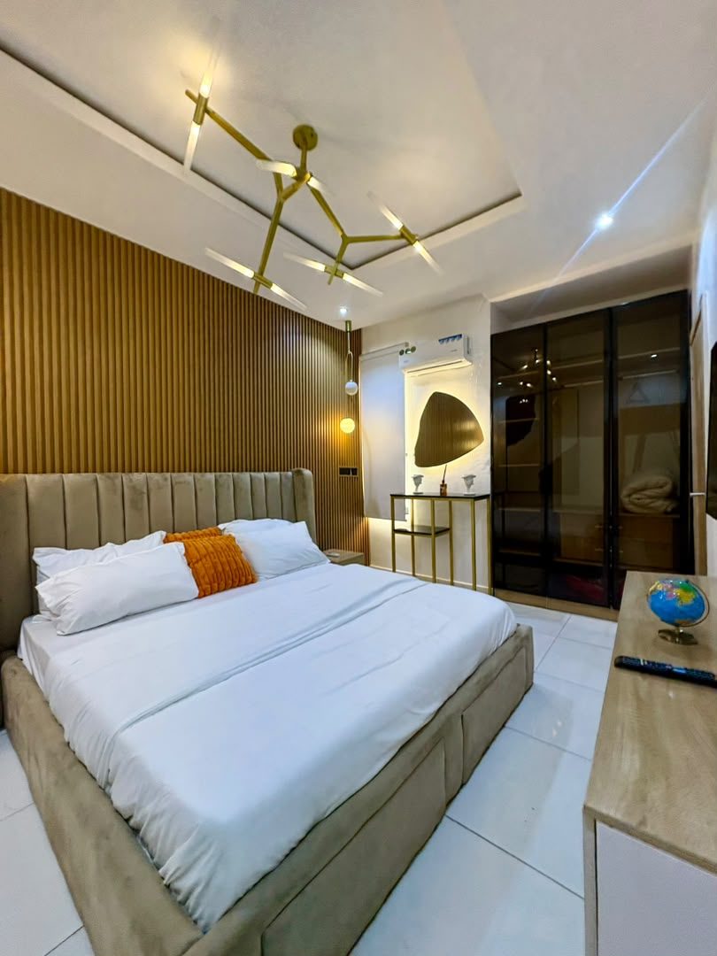 Leona bedroom with fitted wardrobe